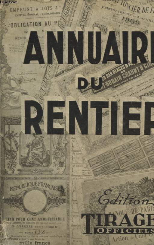ANNUAIRE DU RENTIER 1942