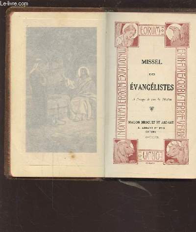 MISSEL DES EVANGELISTES - A L'USAGE DE TOUS LES DIOCESES - N508.
