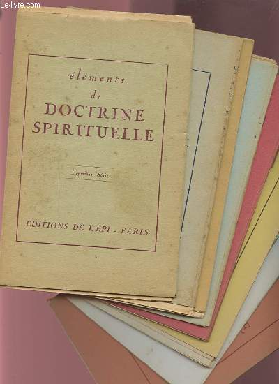 ELEMENTS DE DOCTRINE SPIRITUELLE - 10 SERIES COMPLETES.