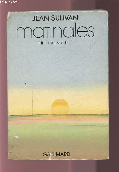 MATINALES - ITINERAIRE.