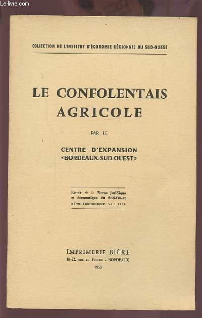 LE CONFOLENTAIS AGRICOLE.