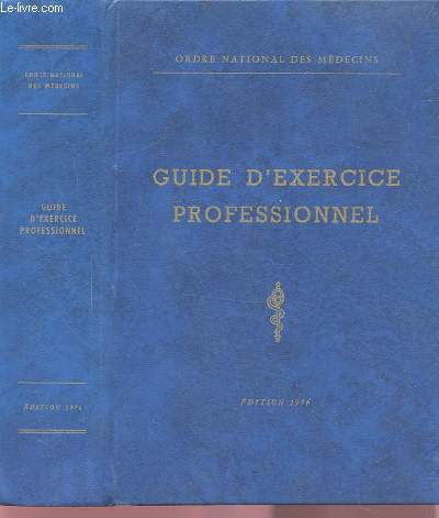 GUIDE D'EXERCICE PROFESSIONNEL.
