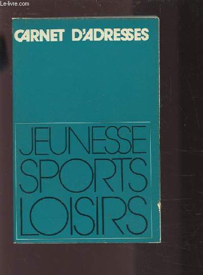 CARNET D'ADRESSES - JEUNESSE SPORTS LOISIRS.