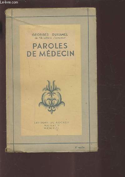 PAROLES DE MEDECIN.