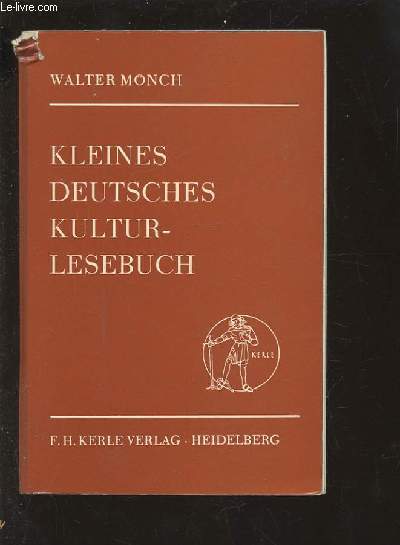 KLEINES DEUTSCHES KULTUR-LESEBUCH.