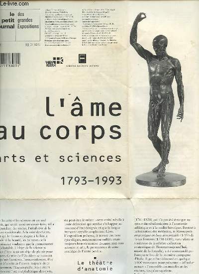 L'AME AU CORPS ARTS ET SCIENCES 1793-1993.