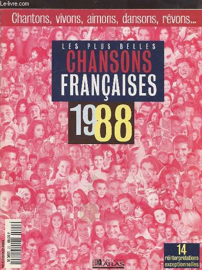 LES PLUS BELLES CHANSONS FRANCAISES 1988.