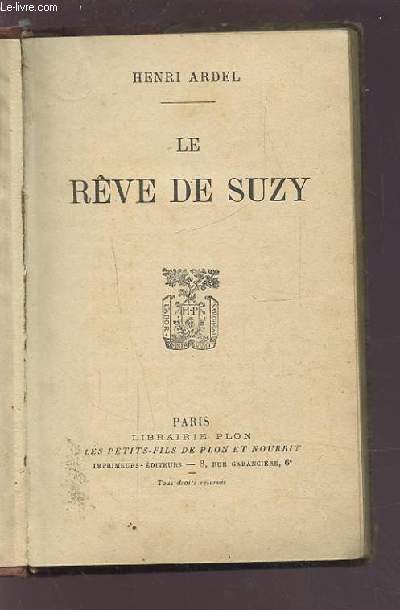 LE REVE DE SUZY.