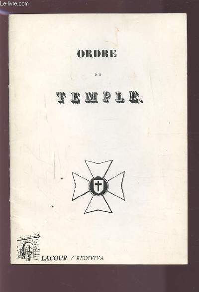 ORDRE DU TEMPLE.