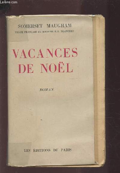 VACANCES DE NOEL.