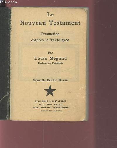 LE NOUVEAU TESTAMENT.