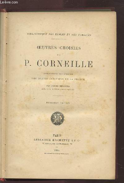 OEUVRES CHOISIES DE P. CORNEILLE.