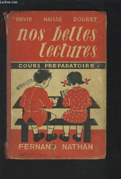 NOS BELLES LECTURES - COURS PREPARATOIRE.