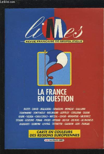 LA FRANCE EN QUESTION - REVUE FRANCAISE DE GEOPOLITIQUE.