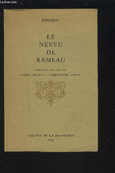 LE NEVEU DE RAMEAU.