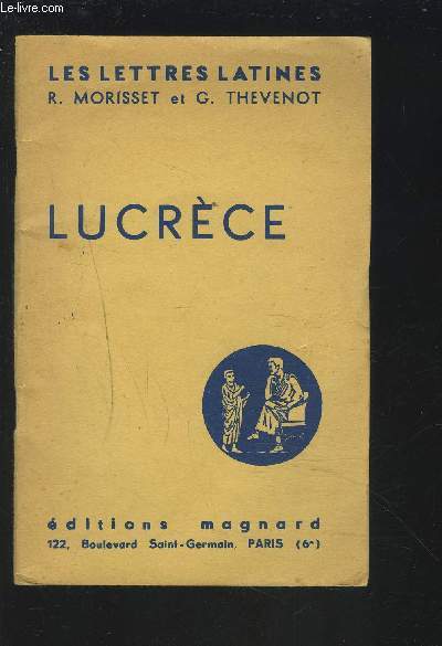 LUCRECE - CHAPITRE VIII DES LETTRES LATINES.