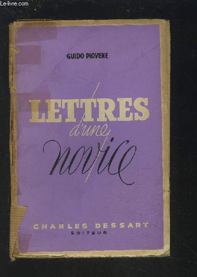 LETTRES D'UNE NOVICE.