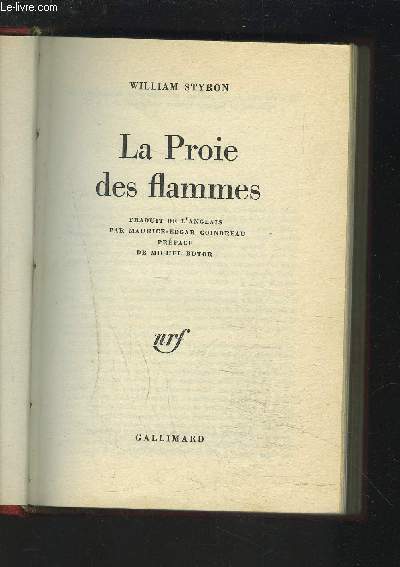 LA PROIE DES FLAMMES.