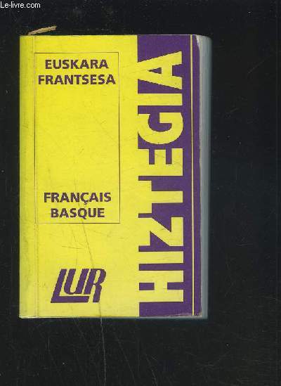 DICTIONNAIRE MINI HIZTEGIA - EUSKARA/FRANTSERA - FRANCAIS/BASQUE.