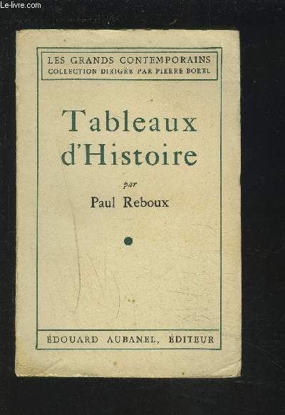 TABLEAUX D'HISTOIRE.