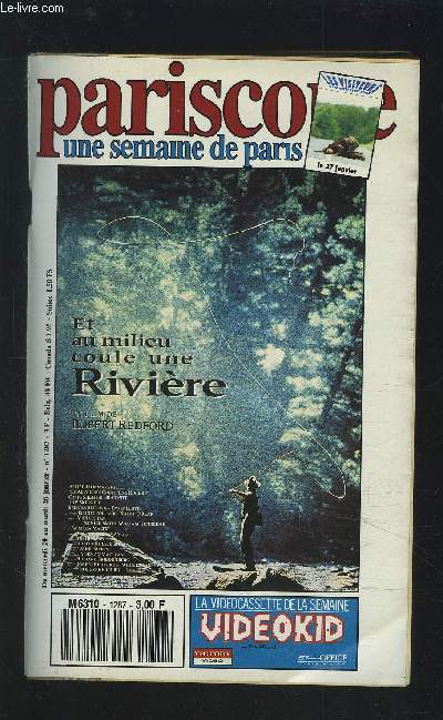 PARISCOPE - N1287 : ET AU MILIEU COULE UNE RIVIERE.