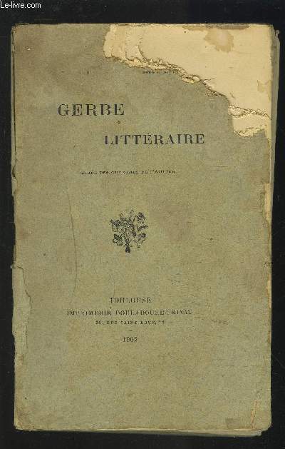 GERBE LITTERAIRE.