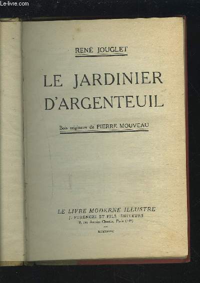 LE JARDINIER D'ARGENTEUIL.