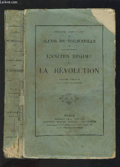 L'ANCIEN REGIME ET LA REVOLUTION.