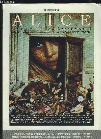 ALICE - UN FILM DE JAN SVANKMAJER - INSPIRE PAR 
