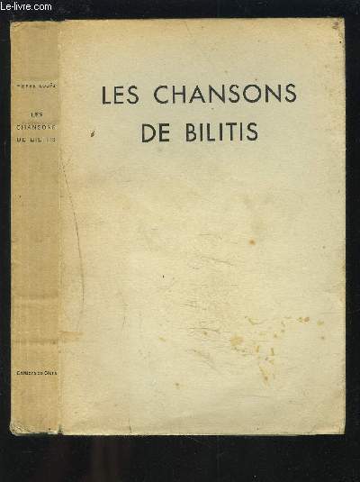 LES CHANSONS DE BILITIS.