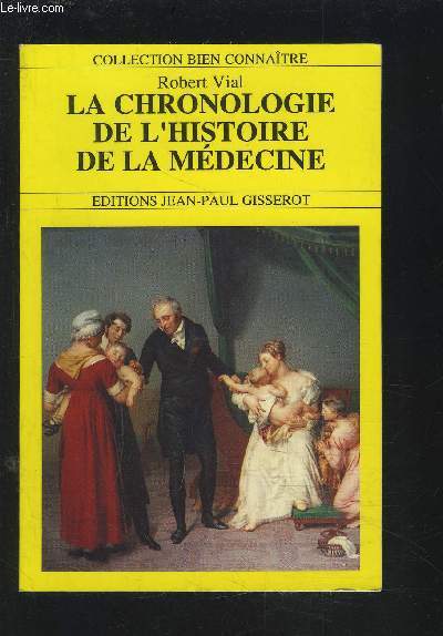 LA CHRONOLOGIE DE L'HISTOIRE DE LA MEDECINE.