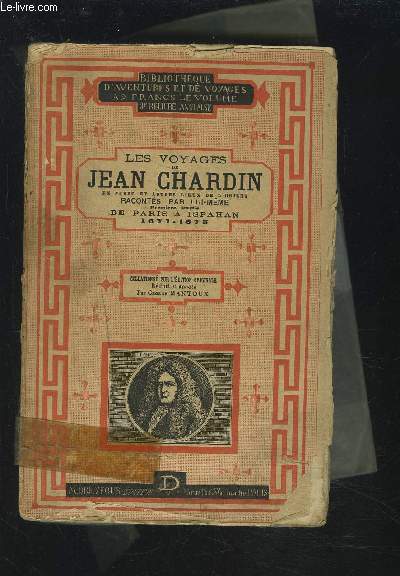 LES VOYAGES DE JEAN CHARDIN - EN PERSE ET AUTRE LIEUX DE L'ORIENT.