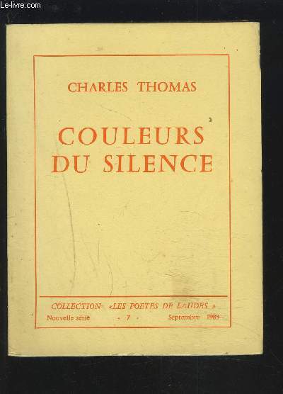 COULEURS DU SILENCE.