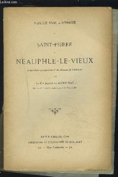 SAINT-PIERRE DE NEAUPHLE-LE-VIEUX - DEPENDANT ANCIENNEMENT DU DIOCESE DE CHARTRES.