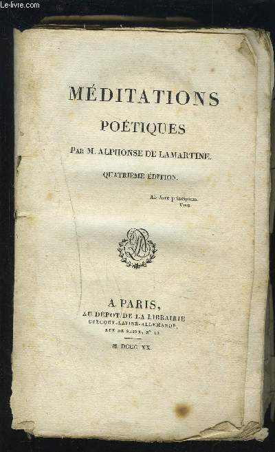 MEDITATIONS POETIQUES.