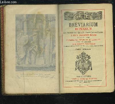 BREVIATIUM ROMANUM - EX DECRETO SS. CONCILII TRIDENTINI RESTITUTUM