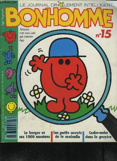 LE JOURNAL DROLEMENT INTELLIGENT - BONHOMME N15 - Le berger et ses 1000 moutons - les petits secrets de la coccinelle