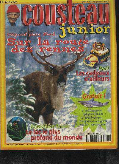 COUSTEAU JUNIOR - N14 - DECEMBRE 1996 - Sur les routes des rennes, Expdition Russie le lac le plus profond du monde