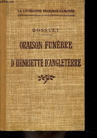 ORAISON FUNEBRE DE HENRIETTE D'ANGLETERRE - Nouvelle dition