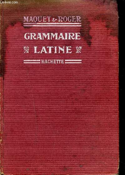 GRAMMAIRE LATINE