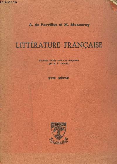 LITTERATURE FRANCAISE - XVIIe sicle
