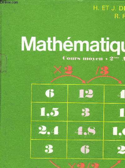 MATHEMATIQUES - COURS MOYEN - 2 eme anne