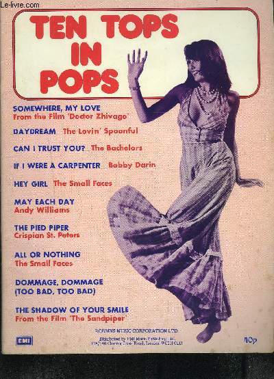 TEN POPS EN POPS : somewhere, my love - daydream