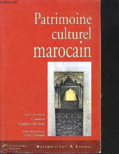 PATRIMOINE CULTUREL MAROCAIN