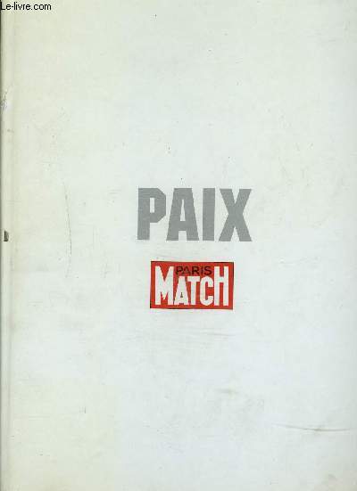 PAIX PARIS MATCH