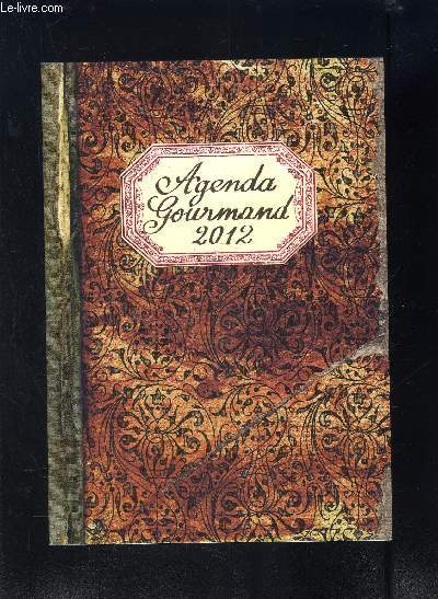 AGENDA GOURMAND 2012