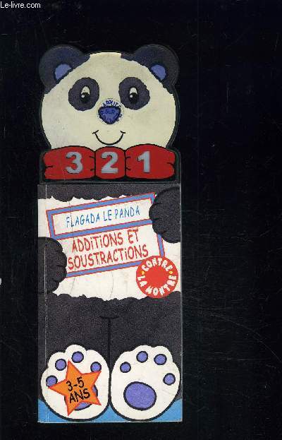 FLAGADA LE PANDA- ADDITIONS ET SOUSTRACTIONS- COLLECTION CONTRE LA MONTRE- 3-5ANS- OUVRAG EA SYSTEME