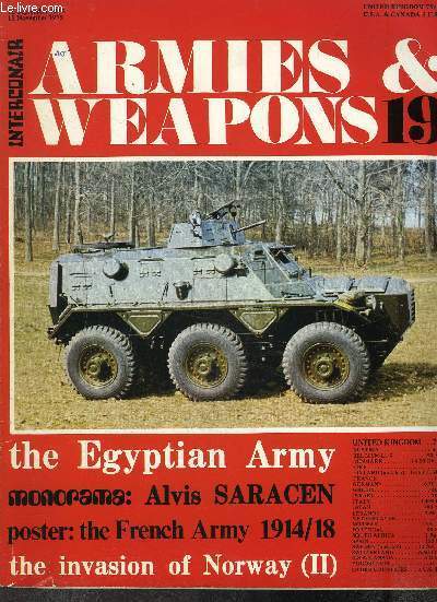 INTERCONAIR ARMIES & WEAPON N 19 15 SEPTEMBRE 1975 / 15 NOVEMBRE 1975