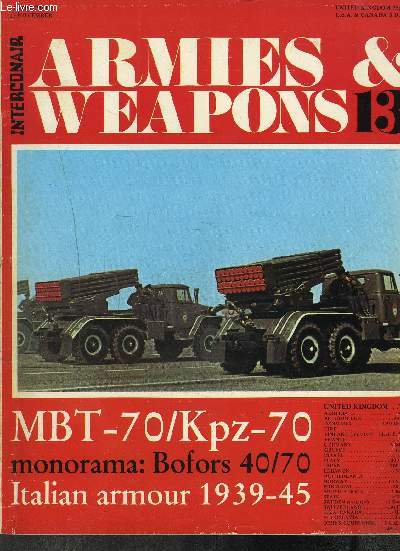 INTERCONAIR ARMIES & WEAPON N 13 15SEPTEMBRE 1974 - 15 NOVEMBRE 1974
