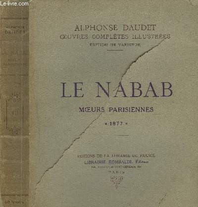 LE NABAB MOEURS PARISIENNES